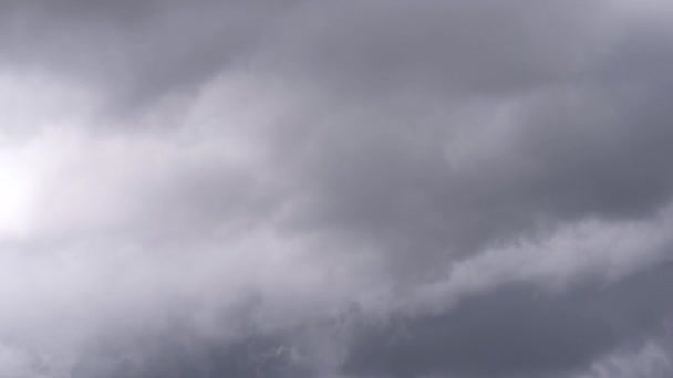 Timelapse Formación Nubes Cumulus Claro Día Verano Cerca — Vídeo de stock