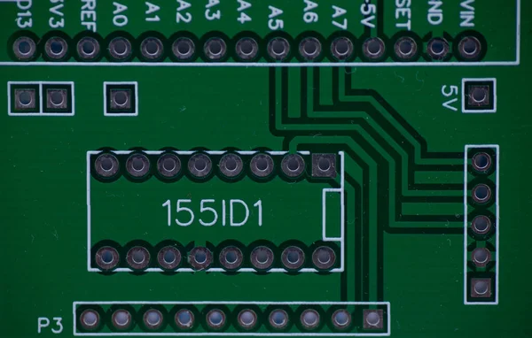 Macro Foto Chip — Fotografia de Stock