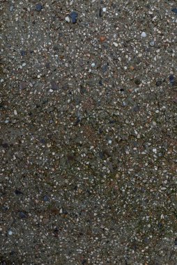 Betondaki küçük taşların dokusu