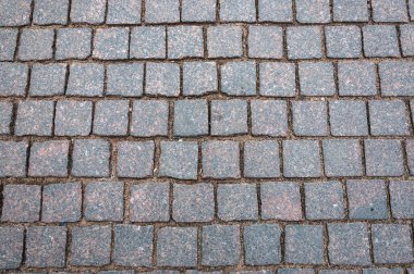 Eski kaldırım levhalarının dokusu