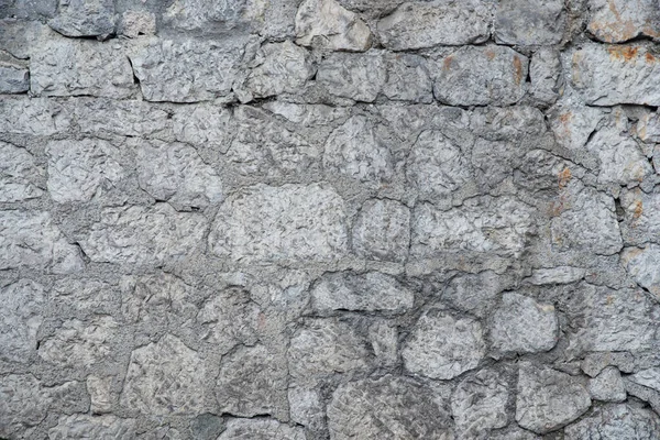 Textura Pared Piedra Hecha Piedras Grises — Foto de Stock