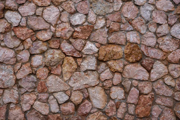 Textura Pared Piedra Hecha Piedras Grises — Foto de Stock