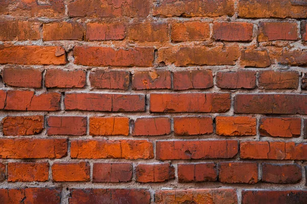 Texture Old Red Brick Masonry — Stock Photo, Image