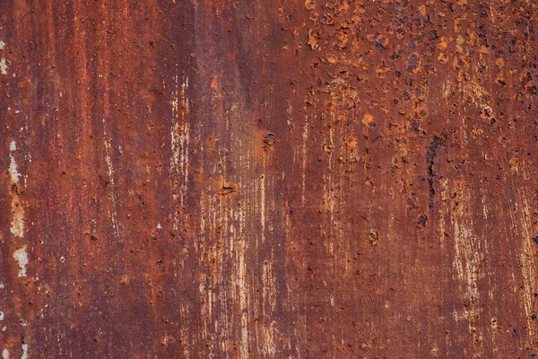 Macro Texture Peeled Paint Rusty Iron Closeup — Stock Photo, Image