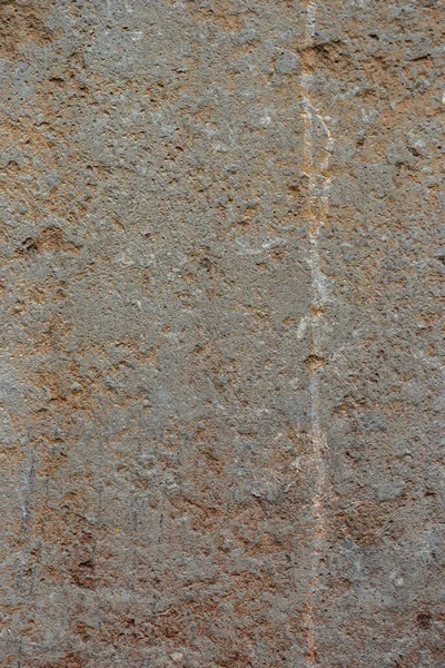 コンクリート壁の質感と塗装落ちとファンデーションのクローズアップ — ストック写真