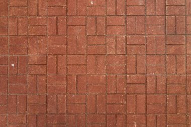 Kırmızı asfalt döşeme dokusu