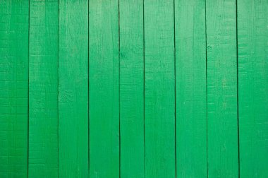 Yeşile boyanmış ahşap çit, doku..