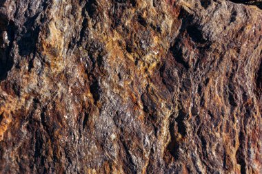 Taş bölümlerinin dokusu yakın plan