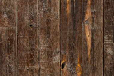 Gri-kahverengi renkli tahta duvarların makro dokusu