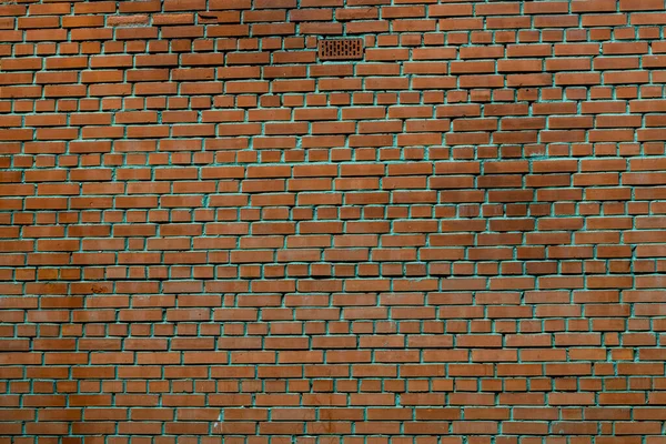 Grote Rode Bakstenen Muur Textuur — Stockfoto