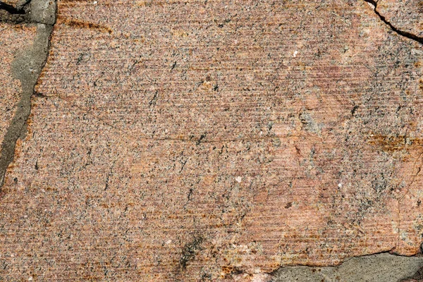 Textura Calçada Pedras Granito Caóticas Cores Diferentes Com Muitas Rachaduras — Fotografia de Stock