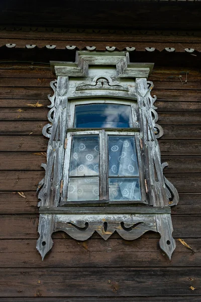 Staré Dřevo Okna Textura Pozadí — Stock fotografie