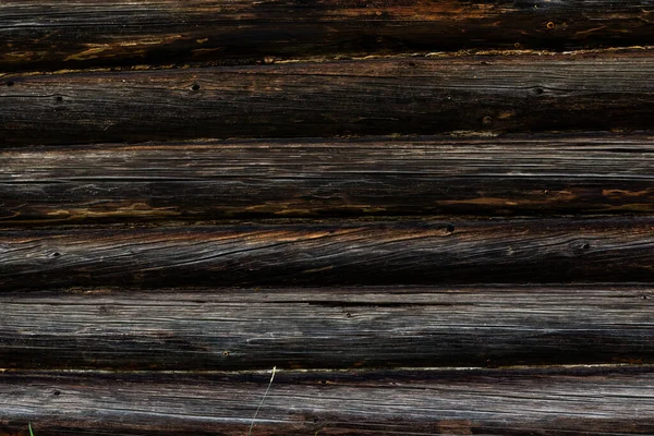 Parede Madeira Logs Textura Fundo Velho — Fotografia de Stock