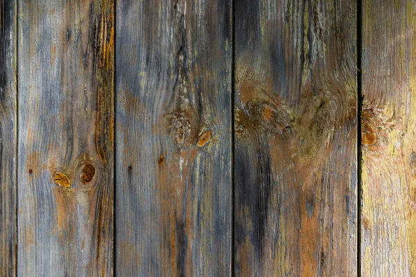 Textura Uma Antiga Parede Não Pintada Tábuas Madeira Muitos Nós — Fotografia de Stock