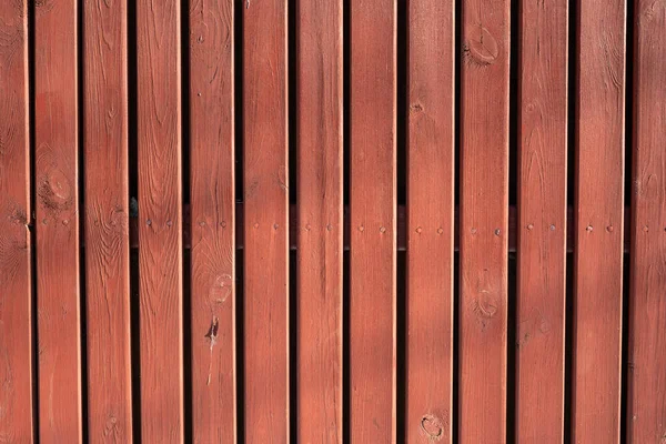 Texture Red Wooden Fence — Stock Photo, Image