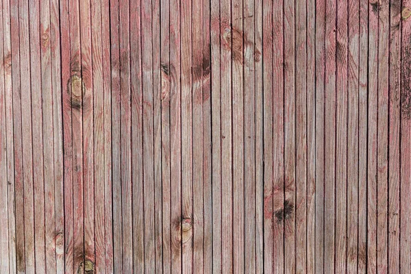 Tekstura Drewnianej Ściany Jest Czerwona Obierającą Się Farbą — Zdjęcie stockowe