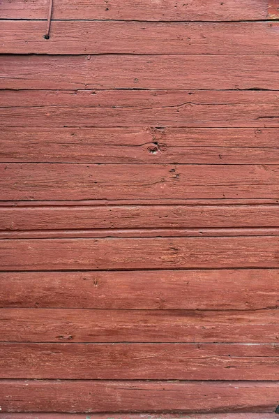 Holzstruktur Mit Alter Schälfarbe Rot — Stockfoto