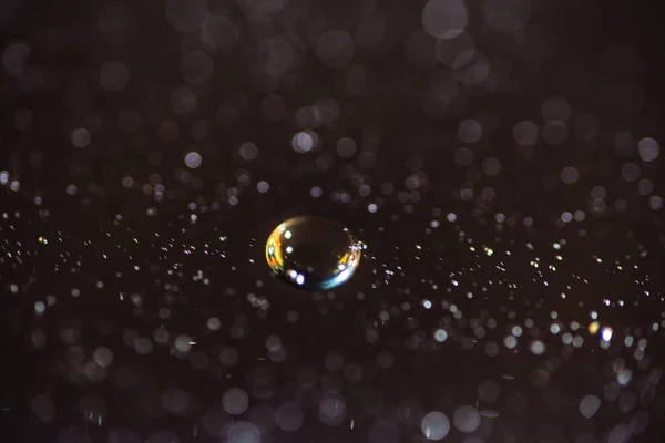 Bubbels Water Macro Foto — Stockfoto