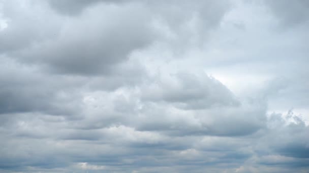 Timelapse Nuvens Chuva Flutuantes Tempo Nublado — Vídeo de Stock