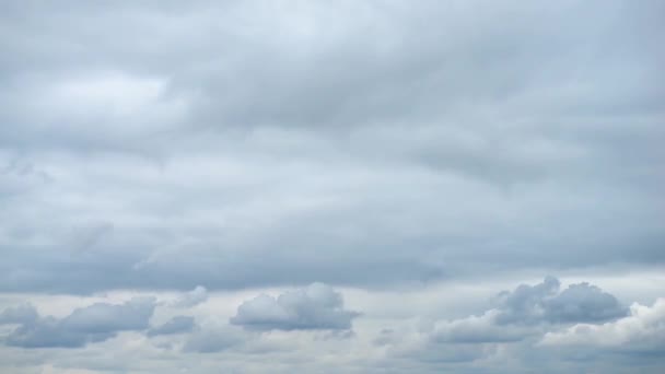 Timelapse Nubes Lluvia Flotantes Tiempo Nublado — Vídeos de Stock