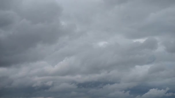 Timelapse Nubes Lluvia Flotantes Tiempo Nublado — Vídeo de stock