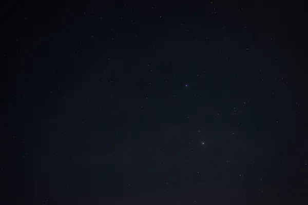 Stelle Nel Cielo Notturno Vicino — Foto Stock