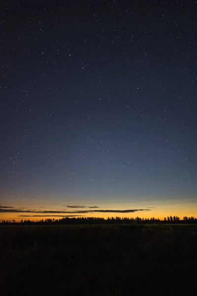 Konstelacja Ursa Major Letni Wieczór — Zdjęcie stockowe