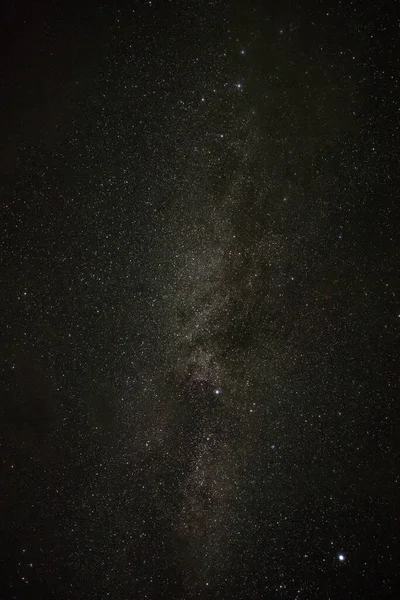 Bright Milky Way Summer Night Clouds — Stock Photo, Image