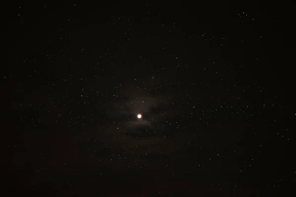 Mars Night Sky Clouds Starry Sky Summer Night — Stock Photo, Image