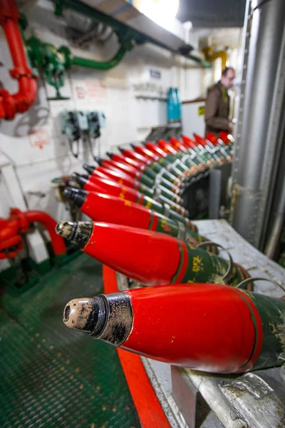 Weapon Heavy Ammunition Battle Ship — Stock Photo, Image