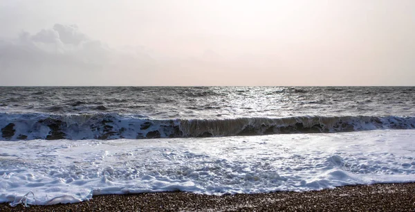 背景としての海の波の風景 — ストック写真