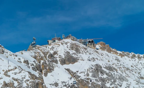 Живописный Вид Красивые Зимние Снежные Горы — стоковое фото