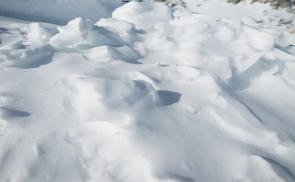 Мальовничий Вид Красиві Зимові Засніжені Гори — стокове фото
