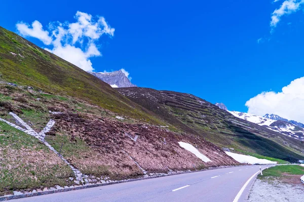 Bela Vista Panorâmica Das Montanhas Majestosas Fundo — Fotografia de Stock