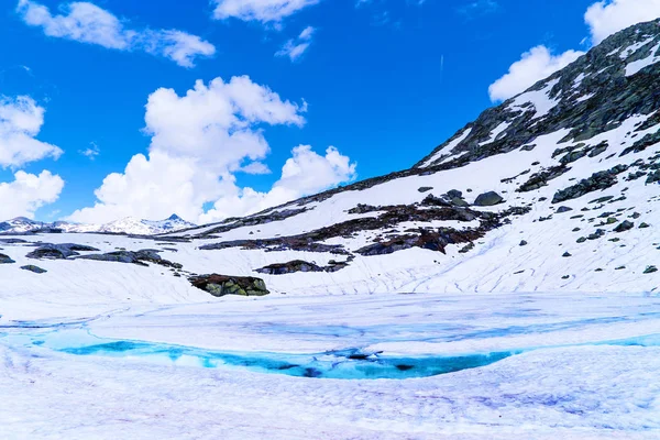 Bela Vista Panorâmica Das Montanhas Majestosas Fundo — Fotografia de Stock