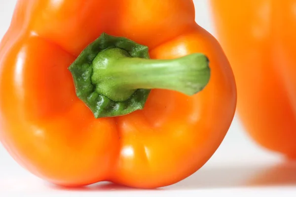 beyaz turuncu biber yakın çekim