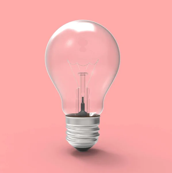 closeup view of light bulb, minimalistic image