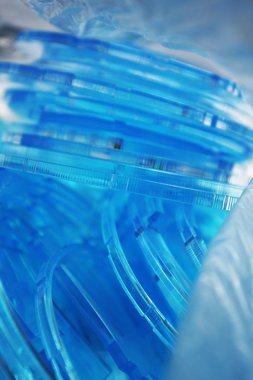 Mavi arka plan. 3D render