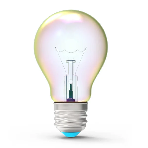 Lightbulb Light Bulb Isolated White Background — Stock Photo, Image