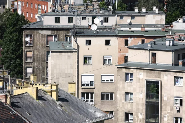 Vue Des Maisons Haut Point — Photo