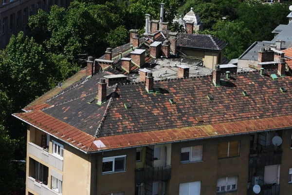 Vista Sobre Los Tejados Casa — Foto de Stock