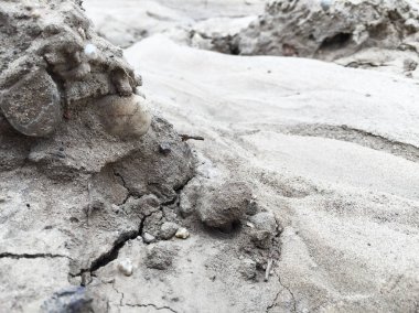 Çamurlu zemin dokusunu kapat