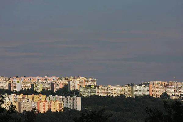 View City Hill Dusk — Stock Photo, Image