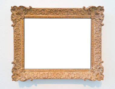 Duvarda kopyalama alanı olan çerçeve