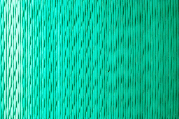 Zelená Plastová Textury Vzorem Vln — Stock fotografie