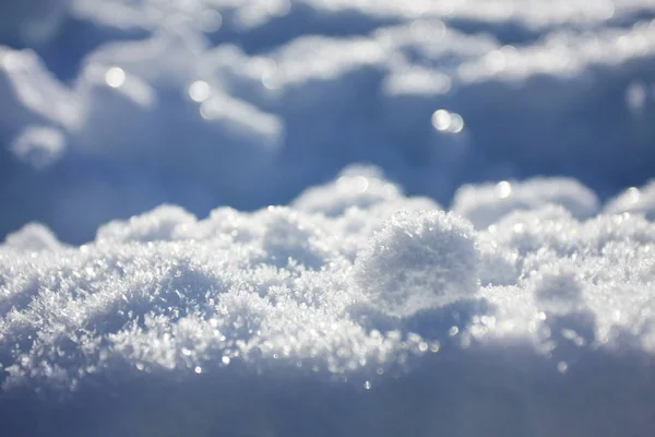 Сніг Покритий Землею Зимовий Час — стокове фото