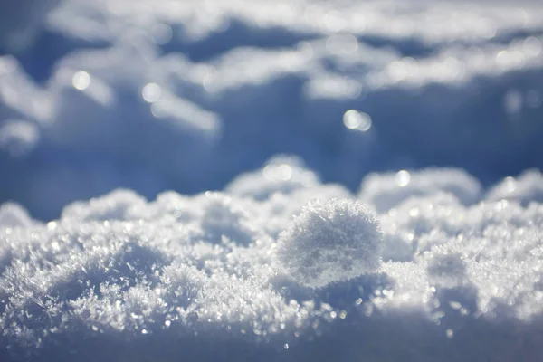 Сніг Покритий Землею Зимовий Час — стокове фото