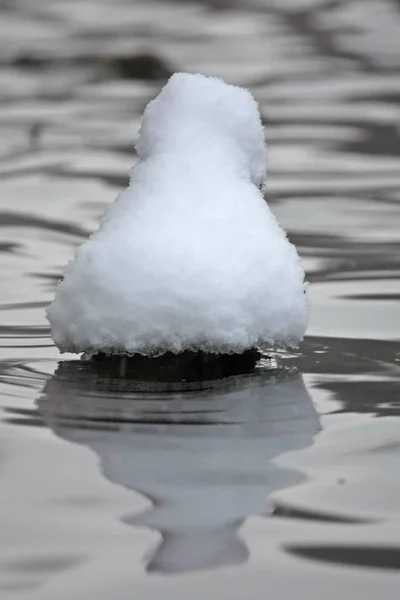 Winter Park Snow Cold River — Stock Photo, Image