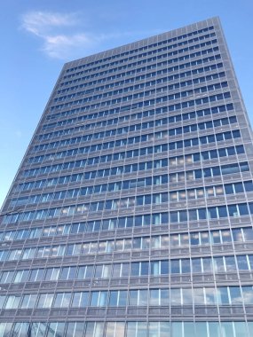 Modern bina dış görünüş, dış görünüş. Şehir mimarisi.