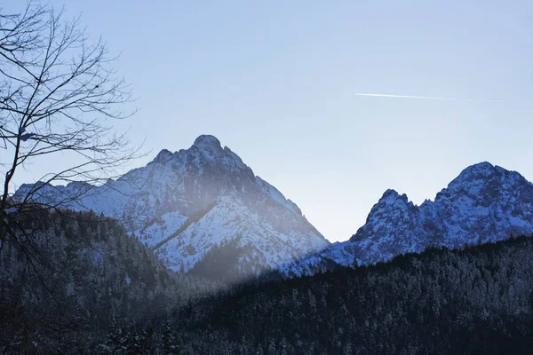 Paisaje Montañas Nevadas Invierno — Foto de Stock